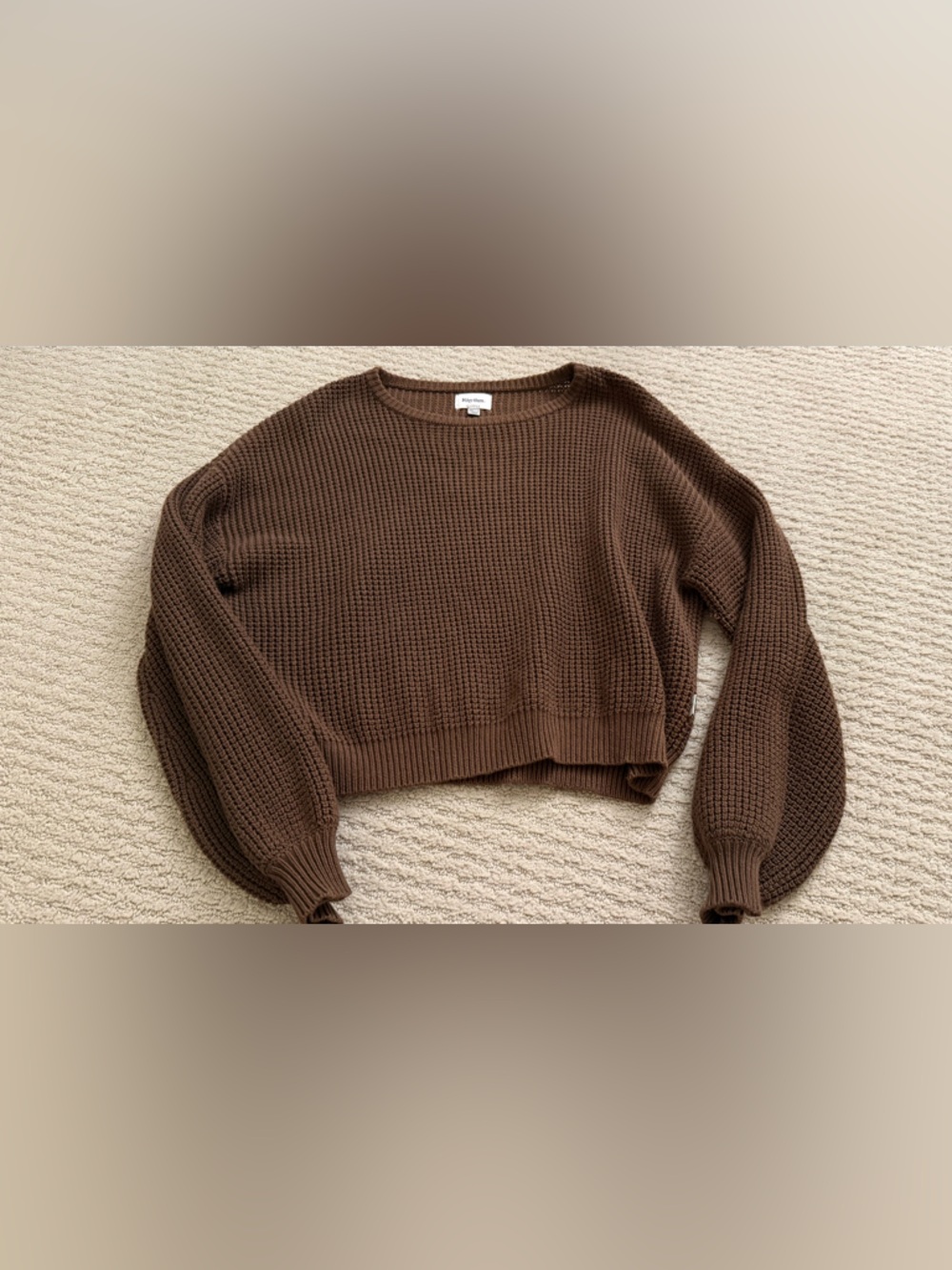 Rhythm Living Classic Knit Jumper Chocolate - 8